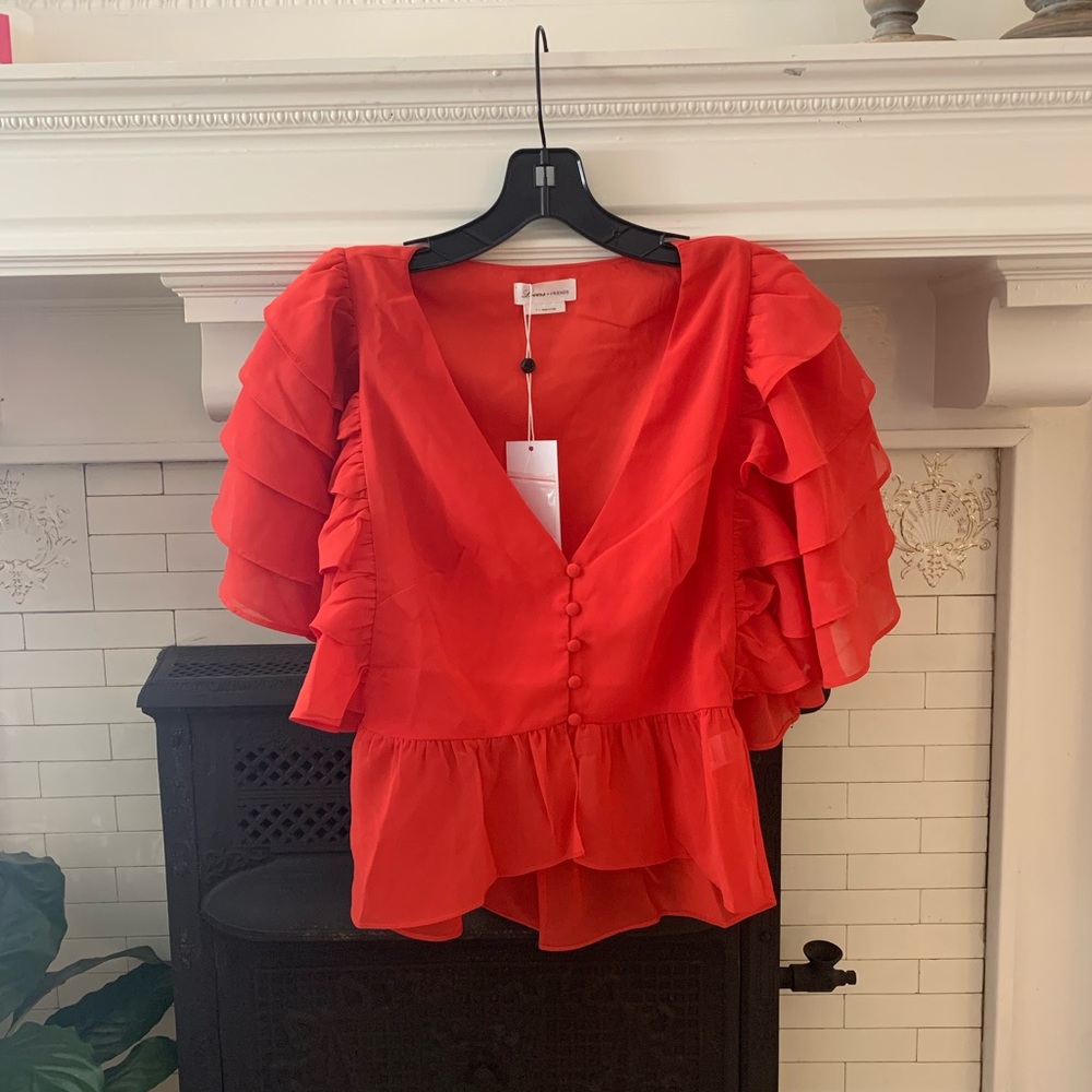 Red blouse - Picture 4 of 5